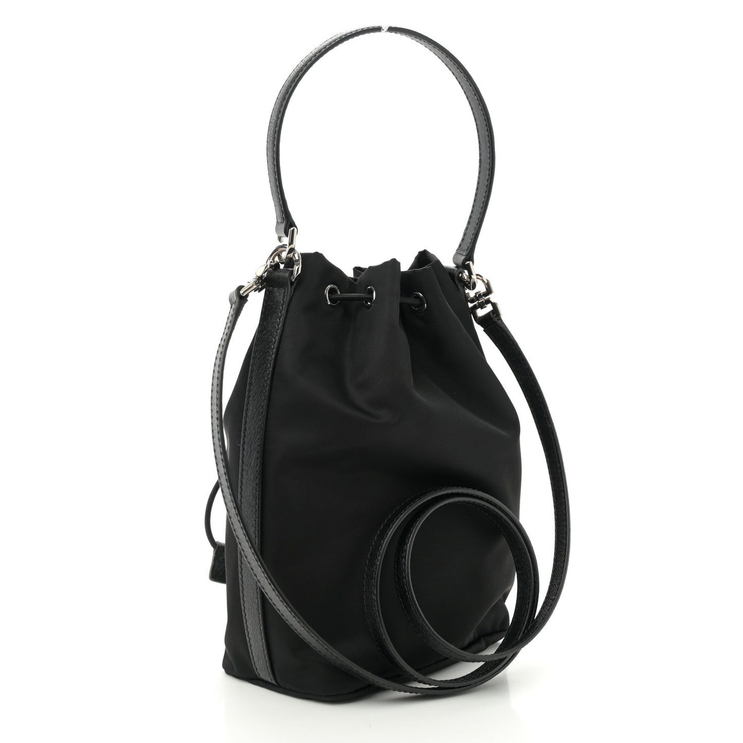 Nylon Light 4G Bucket Bag Black