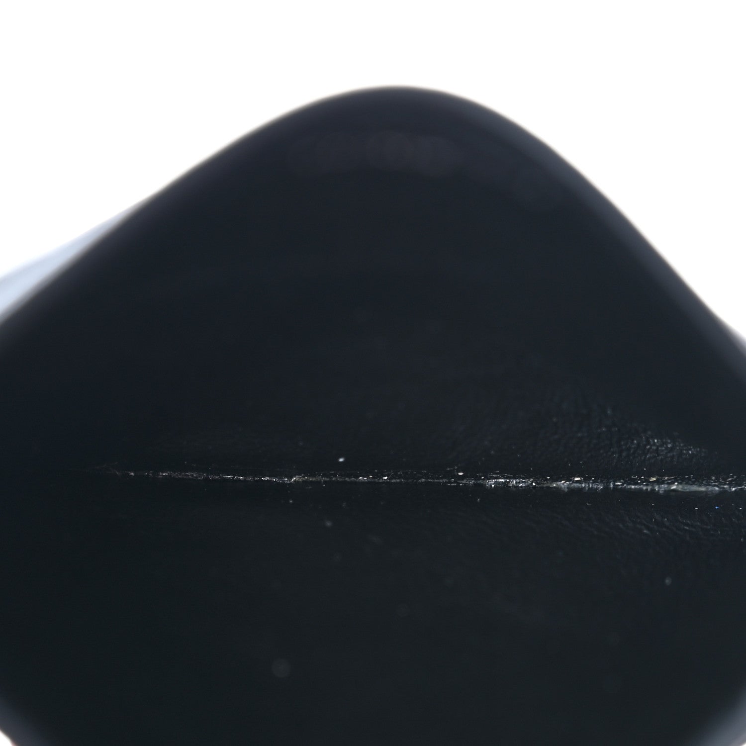 Saint Laurent Grain De Poudre Matelasse Chevron Monogram Credit Card Case Black 5 of 6