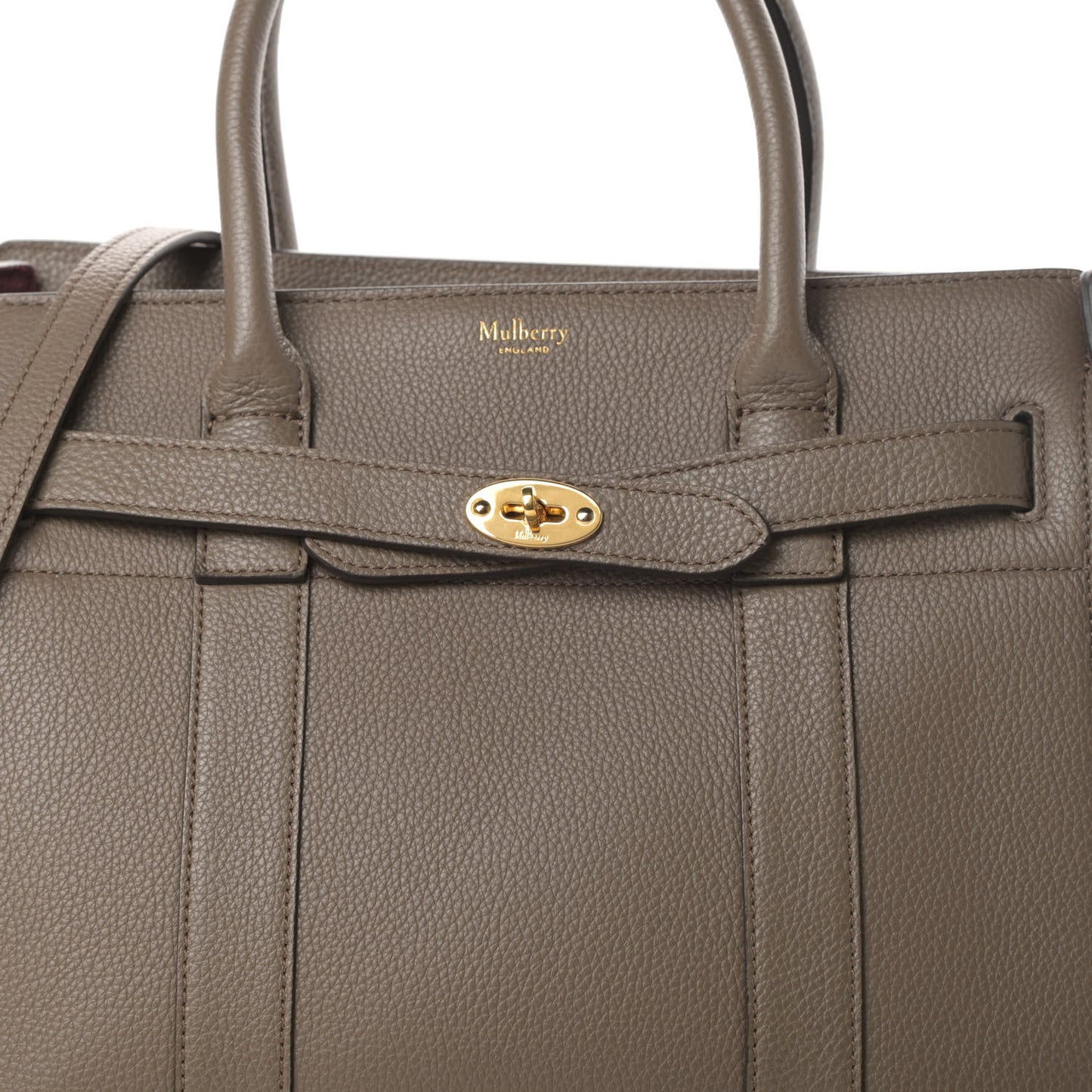 Classic Grain Small Bayswater Zip Tote Clay