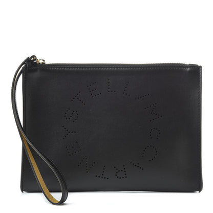 Stella McCartney Alter Nappa Logo Pouch Black 1 of 8