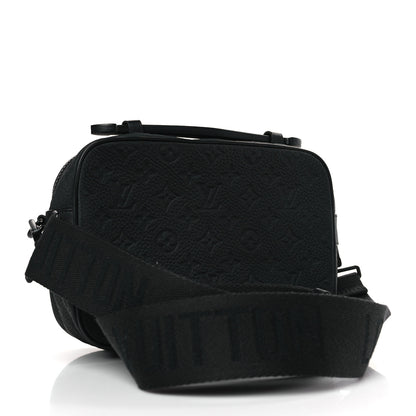 Louis Vuitton Taurillon Monogram S Lock Messenger Black 3 of 9