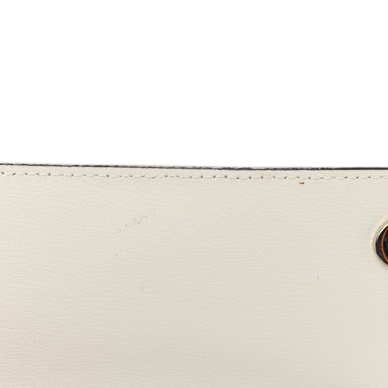 Jimmy Choo Calfskin Snakeskin Embossed Varenne Top Handle Bag White 12 of 12