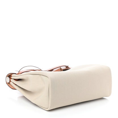 Hermes Vache Hunter Criss Viking Herbag Zip Retourne 31 PM Beton Fauve 4 of 8