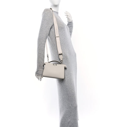Fendi Cuoio Romano Vitello Cover Bi-Color Peekaboo I See U X Cross Satchel Ghiaia Oliva 2 of 11