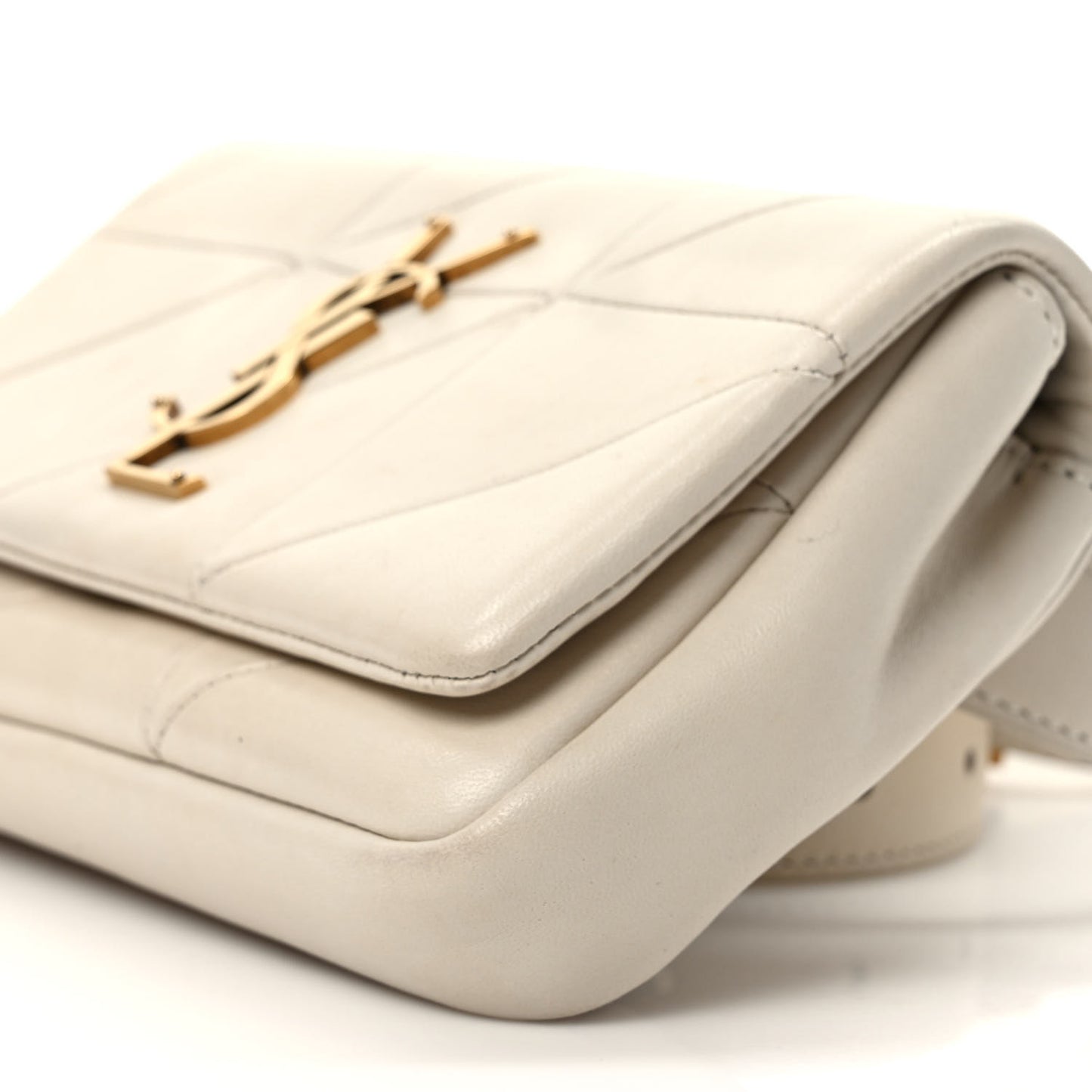 Lambskin Monogram Jamie Belt Bag Crema Soft