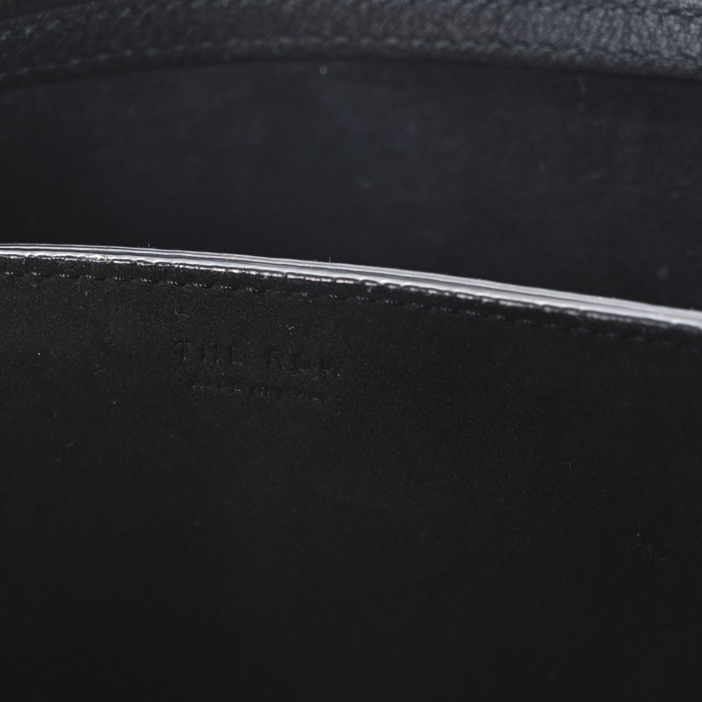Matte Grained Calfskin Mini Nu Twin Bag Black