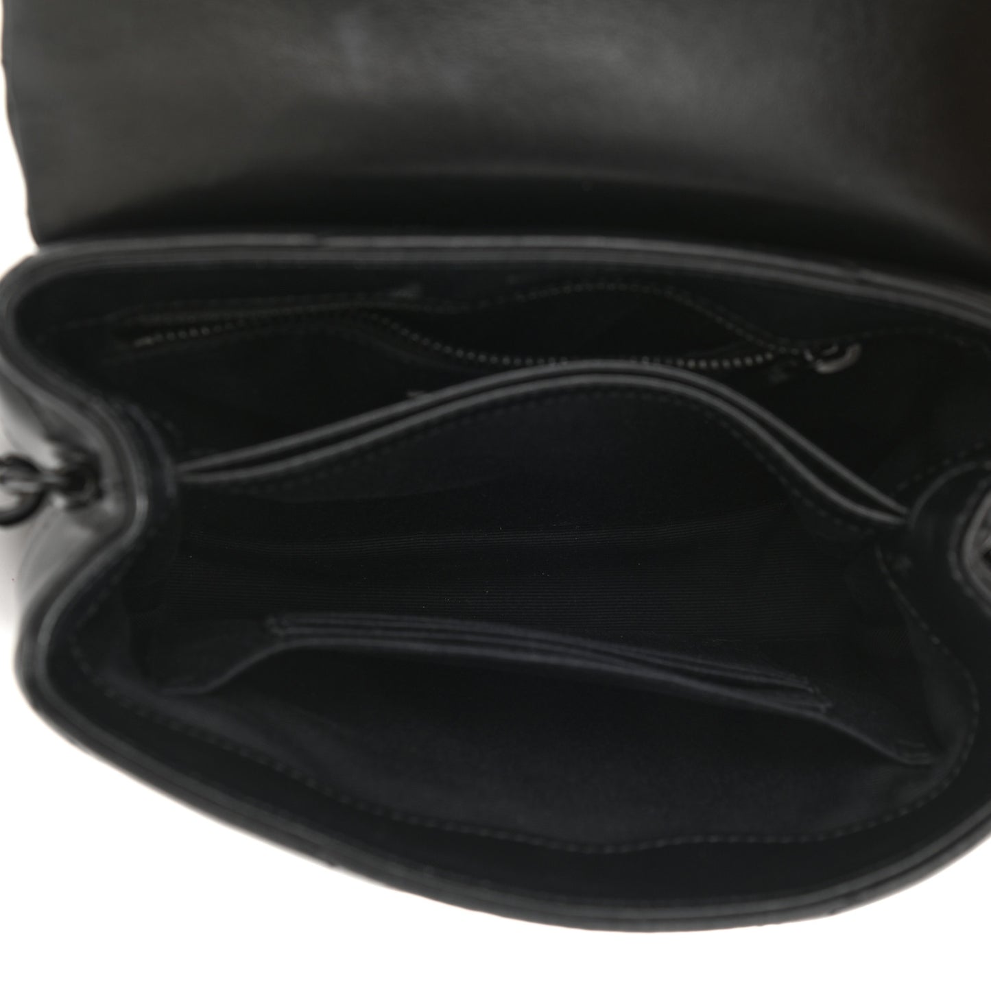 Calfskin Y Quilted Monogram Toy Loulou Crossbody Bag Black