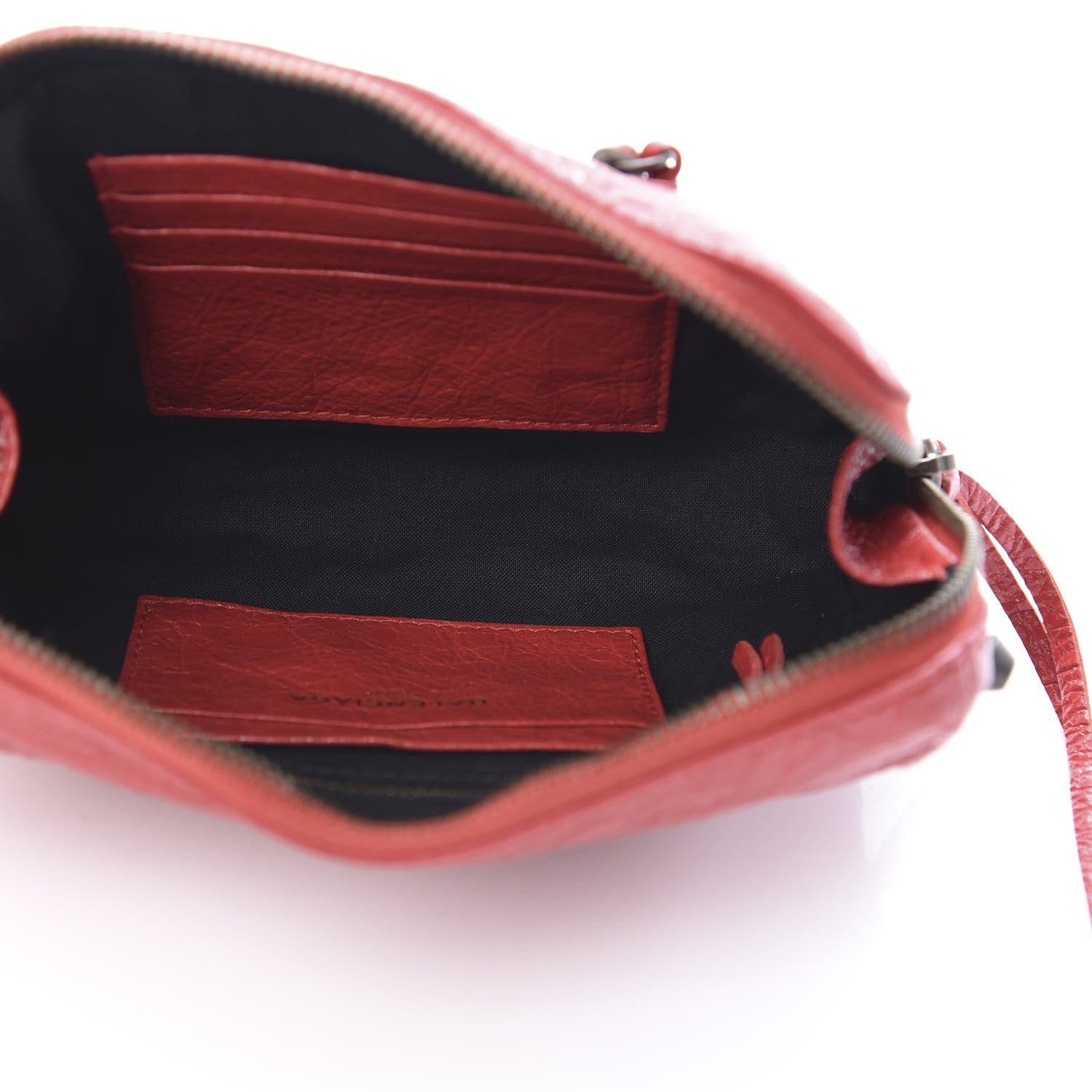 Balenciaga Agneau Classic Hardware XS Reporter Crossbody Rouge Tango 5 of 10