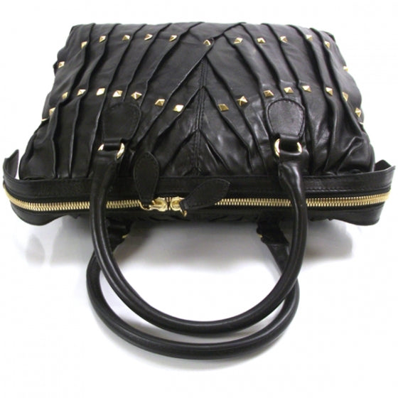 Valentino Garavani Leather Maizeon Studded Tote Black 5 of 10