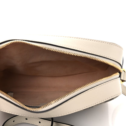Gucci GG Supreme Monogram Small Horsebit 1955 Shoulder Bag Beige Mystic White 5 of 10