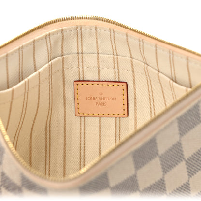 Louis Vuitton Damier Azur Neverfull MM GM Pochette 5 of 8