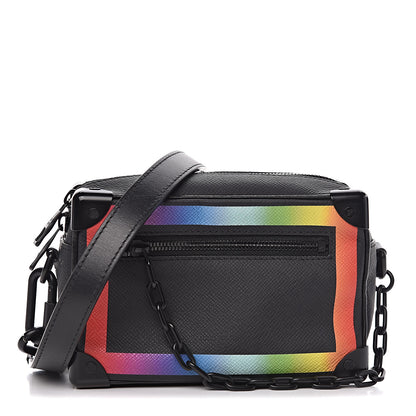 Louis Vuitton Taiga Rainbow Mini Soft Trunk Black 1 of 12