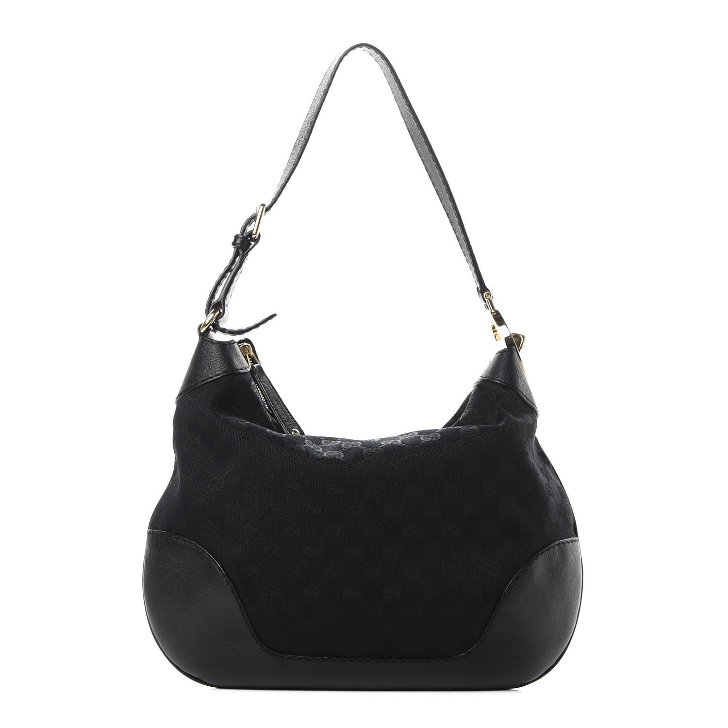 Gucci Monogram Medium Charlotte Hobo Black 1 of 10