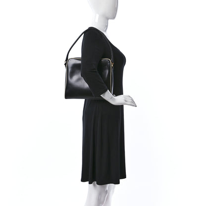 Prada Vitello Drive Shoulder Bag Black 2 of 9
