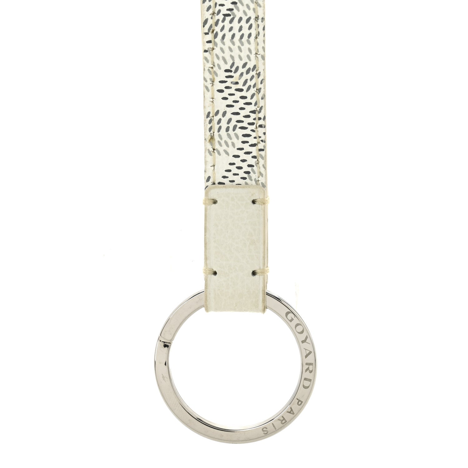 Goyard Goyardine Sesame Key Holder White 3 of 3