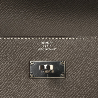 Hermes Epsom Kelly Longue Wallet Etoupe 6 of 11