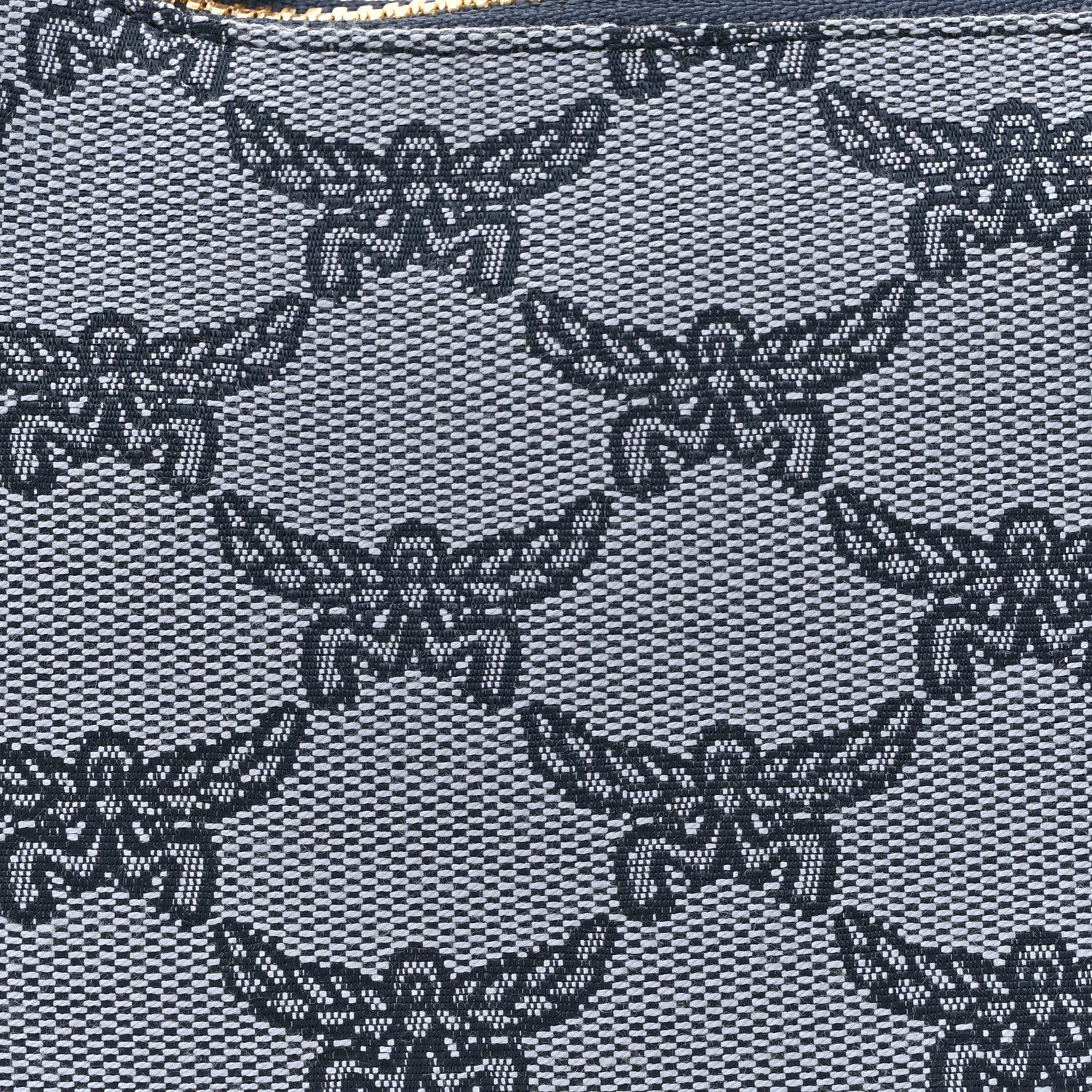 MCM Lauretos Nappa Small Himmel Shoulder Bag Indigo Blue 7 of 9