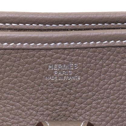 Hermes Taurillon Clemence Evelyne III PM Etoupe 5 of 5