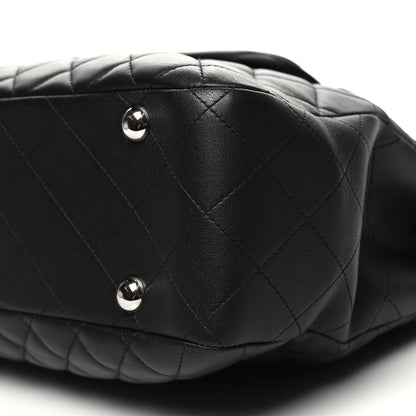 Chanel Calfskin Quilted Flap Tote Black 10 of 11