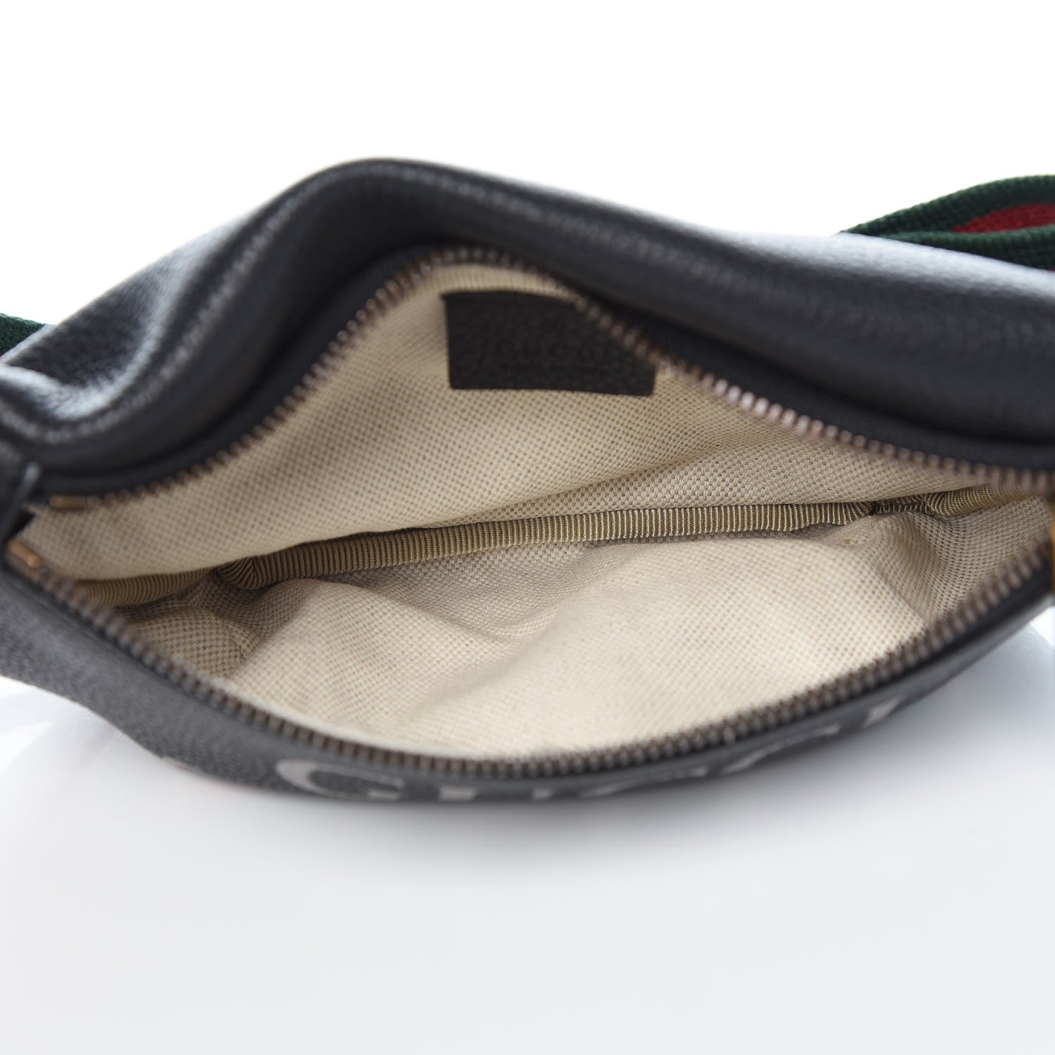 Gucci Grained Calfskin Small Logo Belt Bag Black 5 of 7