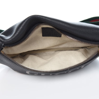Gucci Grained Calfskin Small Logo Belt Bag Black 5 of 7