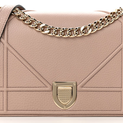 Christian Dior Grained Calfskin Medium Diorama Flap Bag Rose Poudre 9 of 18