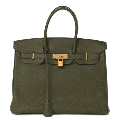 Hermes Togo Birkin 35 Vert Veronese 1 of 10