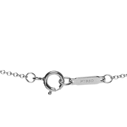 Tiffany Platinum Diamond Letter B Pendant Necklace 6 of 6