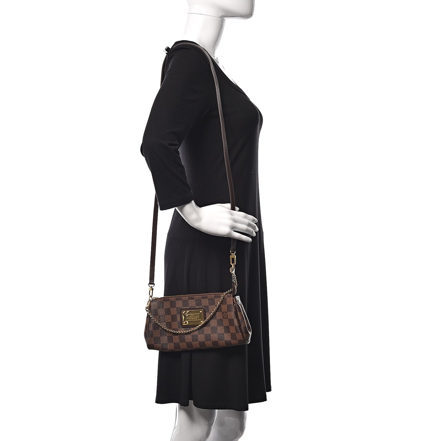 Damier Ebene Eva Clutch