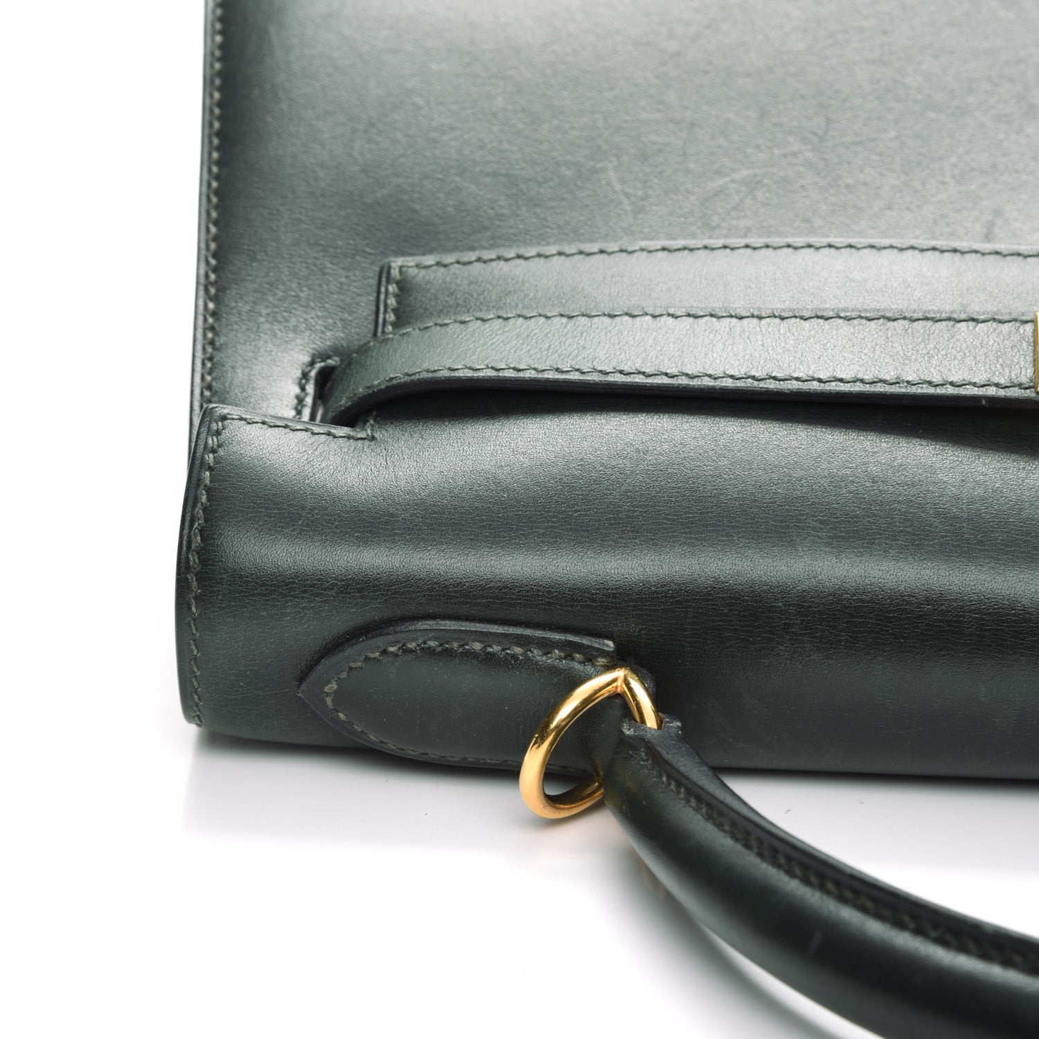 Hermes Box Kelly Sellier 32 Vert Fonce 13 of 44