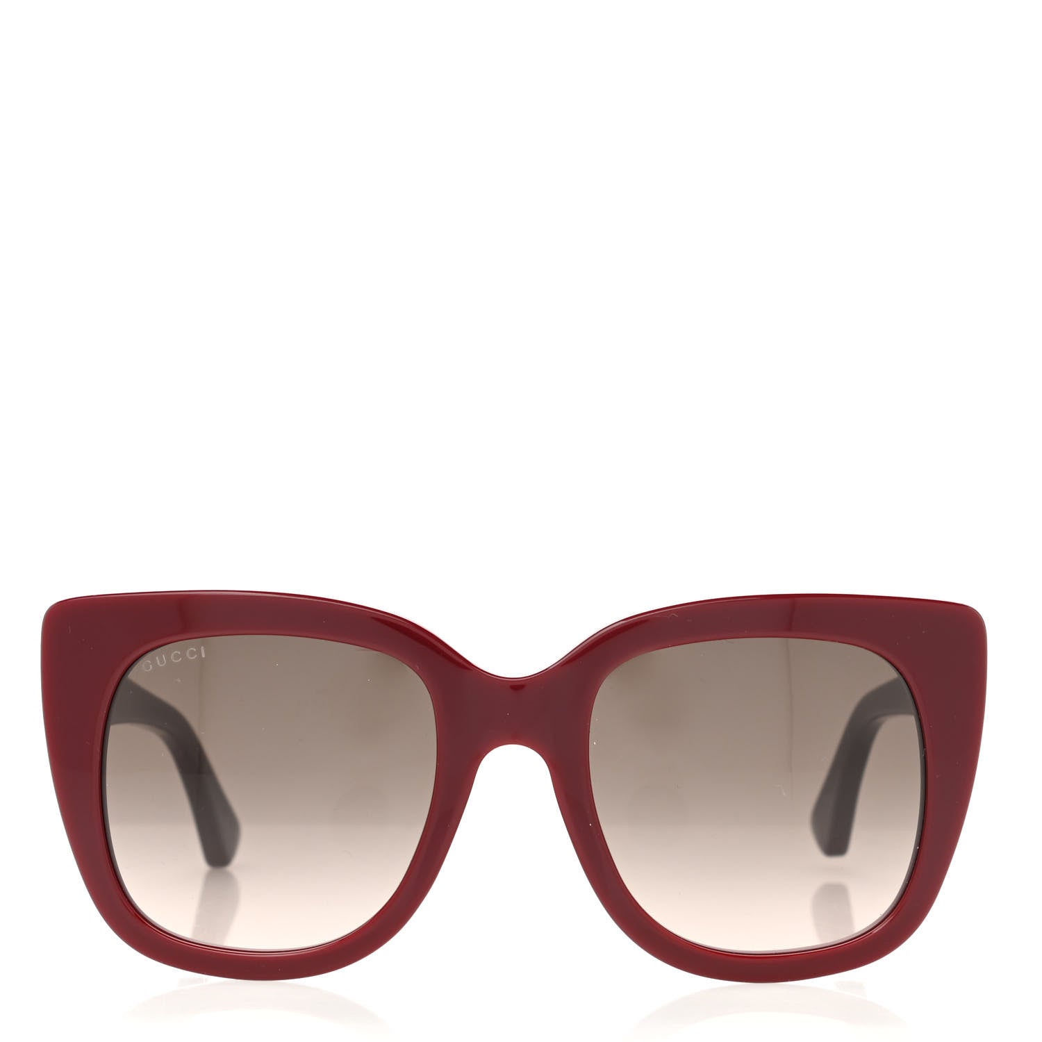 Gucci Cat Eye GG0163S Sunglasses Burgundy 2 of 6