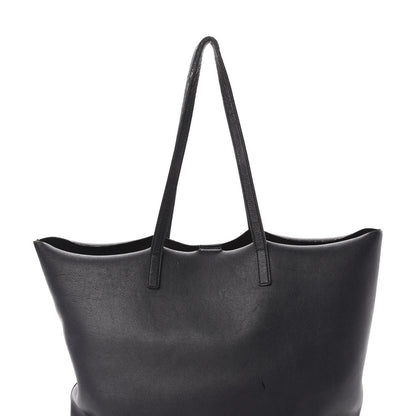 Saint Laurent Calfskin Large Shopping Tote Navy 9 of 20