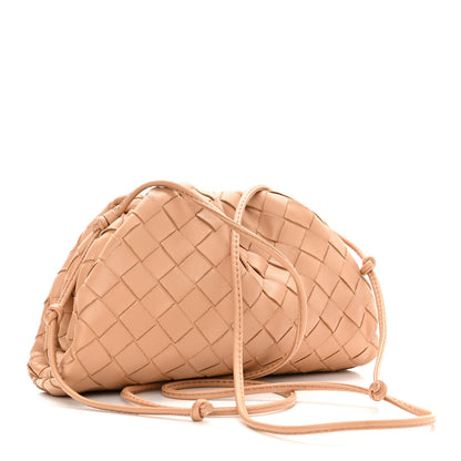 Bottega Veneta Nappa Intrecciato The Mini Pouch Almond 2 of 9