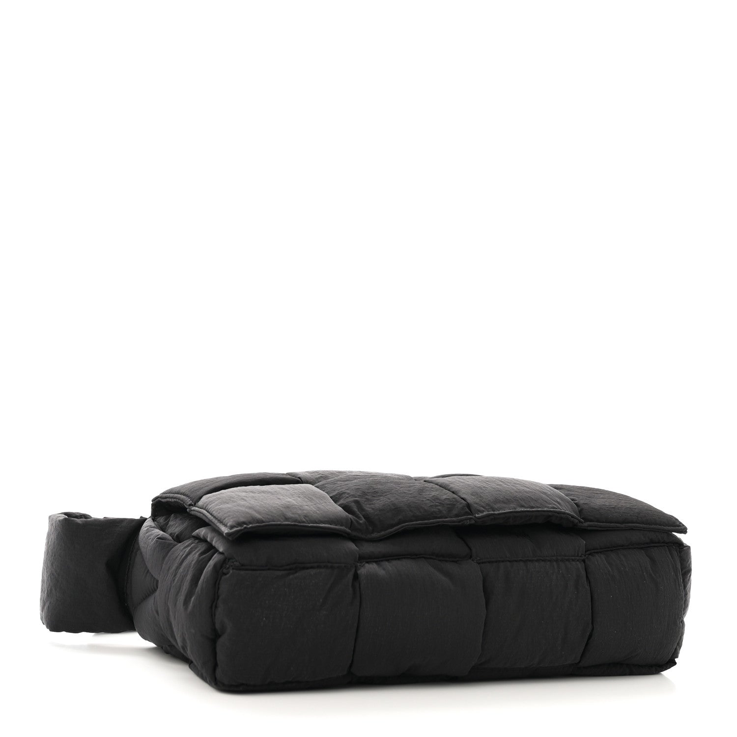 Bottega Veneta Nylon Intrecciato Padded Tech Cassette Bag Black 5 of 10