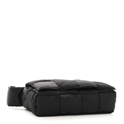 Bottega Veneta Nylon Intrecciato Padded Tech Cassette Bag Black 5 of 10