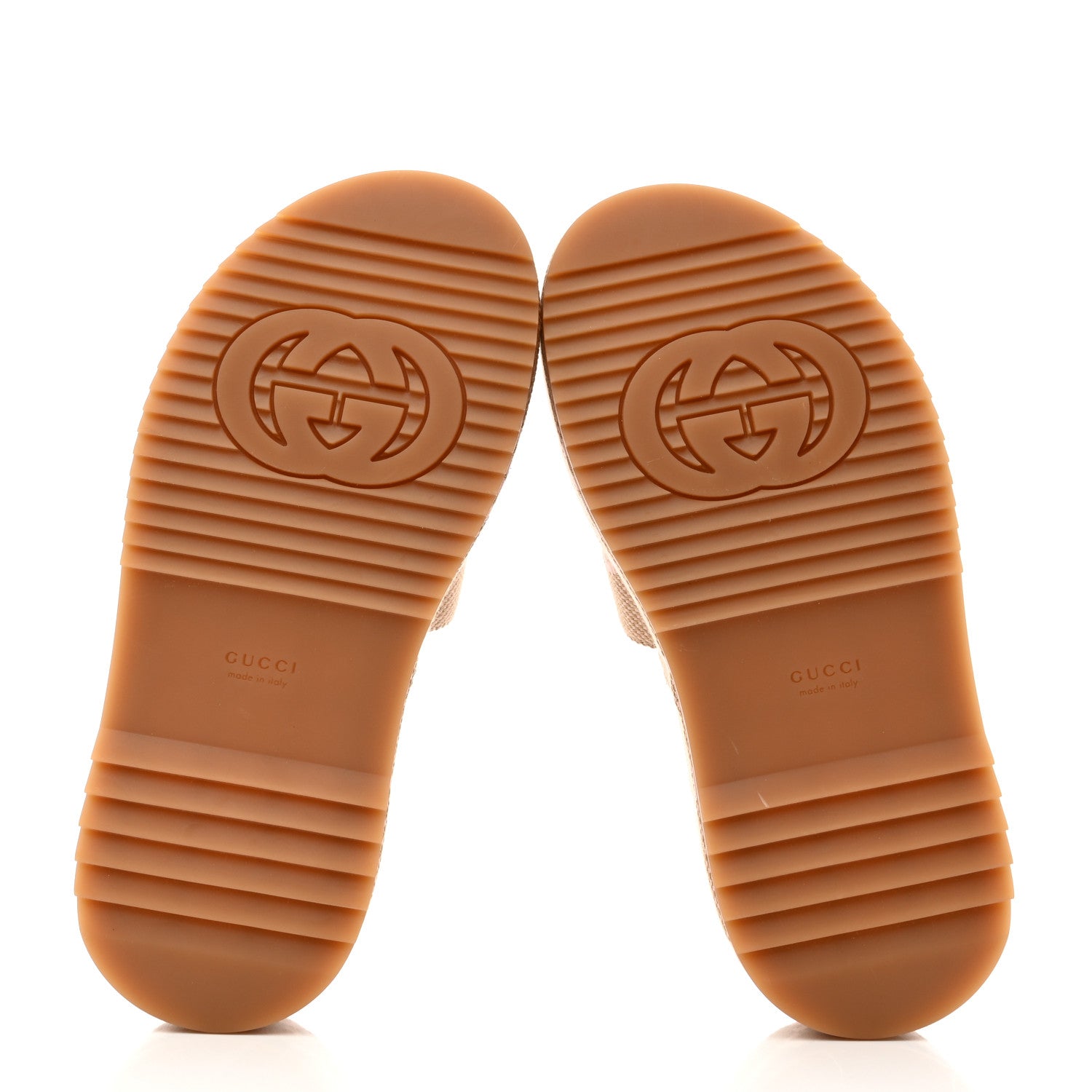 Gucci Monogram Jumbo GG Angelina Platform 55mm Slide Sandals 35.5 Beige Perfect Pink 5 of 9