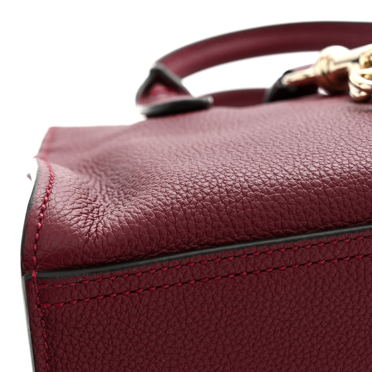 Gucci Pebbled Calfskin Small Jackie Tote Ancora Red 11 of 11