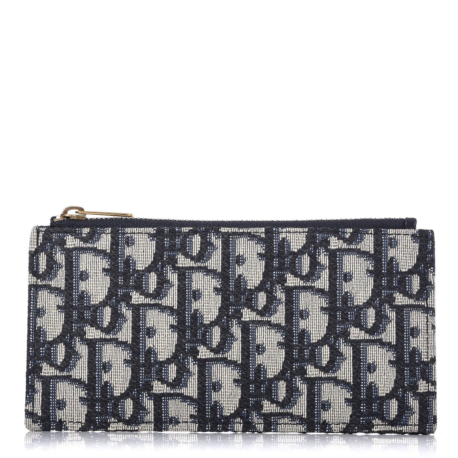 Christian Dior Oblique Dior Pouch Navy Blue 1 of 7
