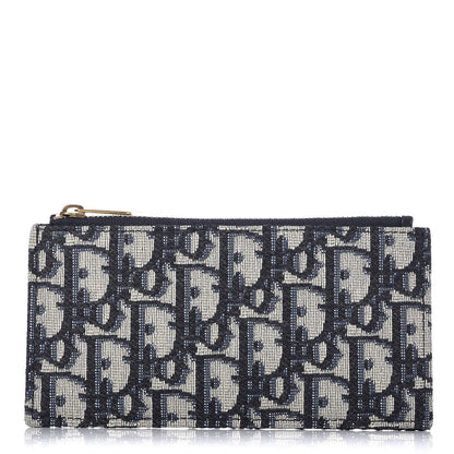 Christian Dior Oblique Dior Pouch Navy Blue 1 of 7