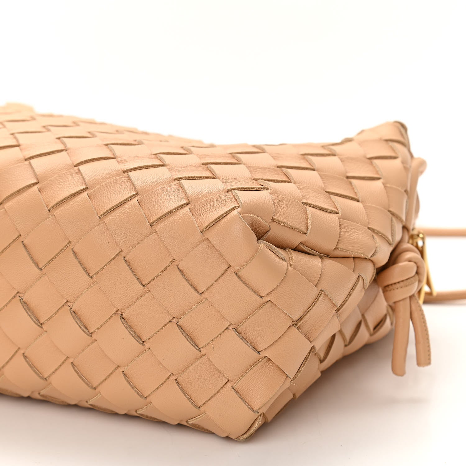 Bottega Veneta Nappa Intrecciato Small Loop Camera Bag Almond 8 of 8
