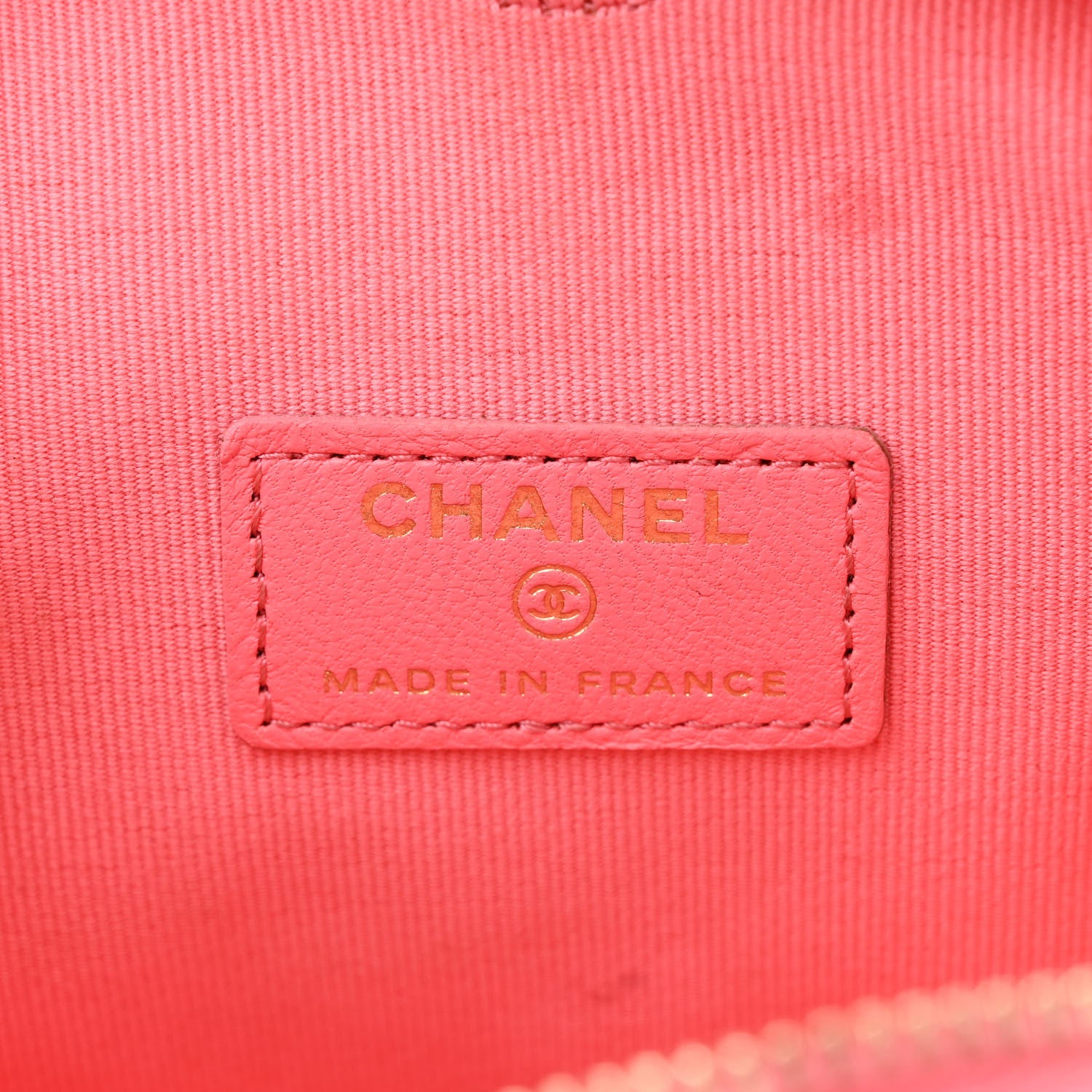 Chanel Lambskin Quilted CC In Love Heart Clutch With Chain Pink 6 of 11