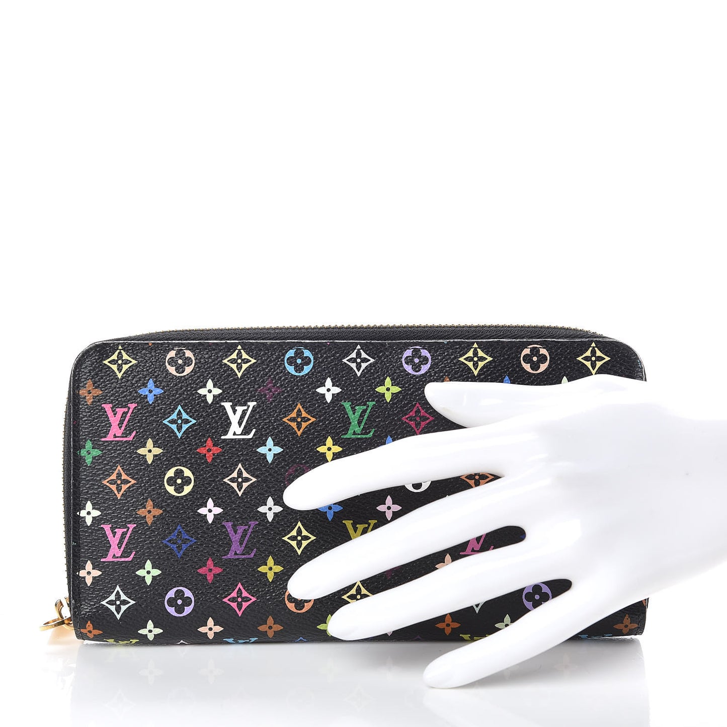 Monogram Multicolor Zippy Wallet Black Grenade
