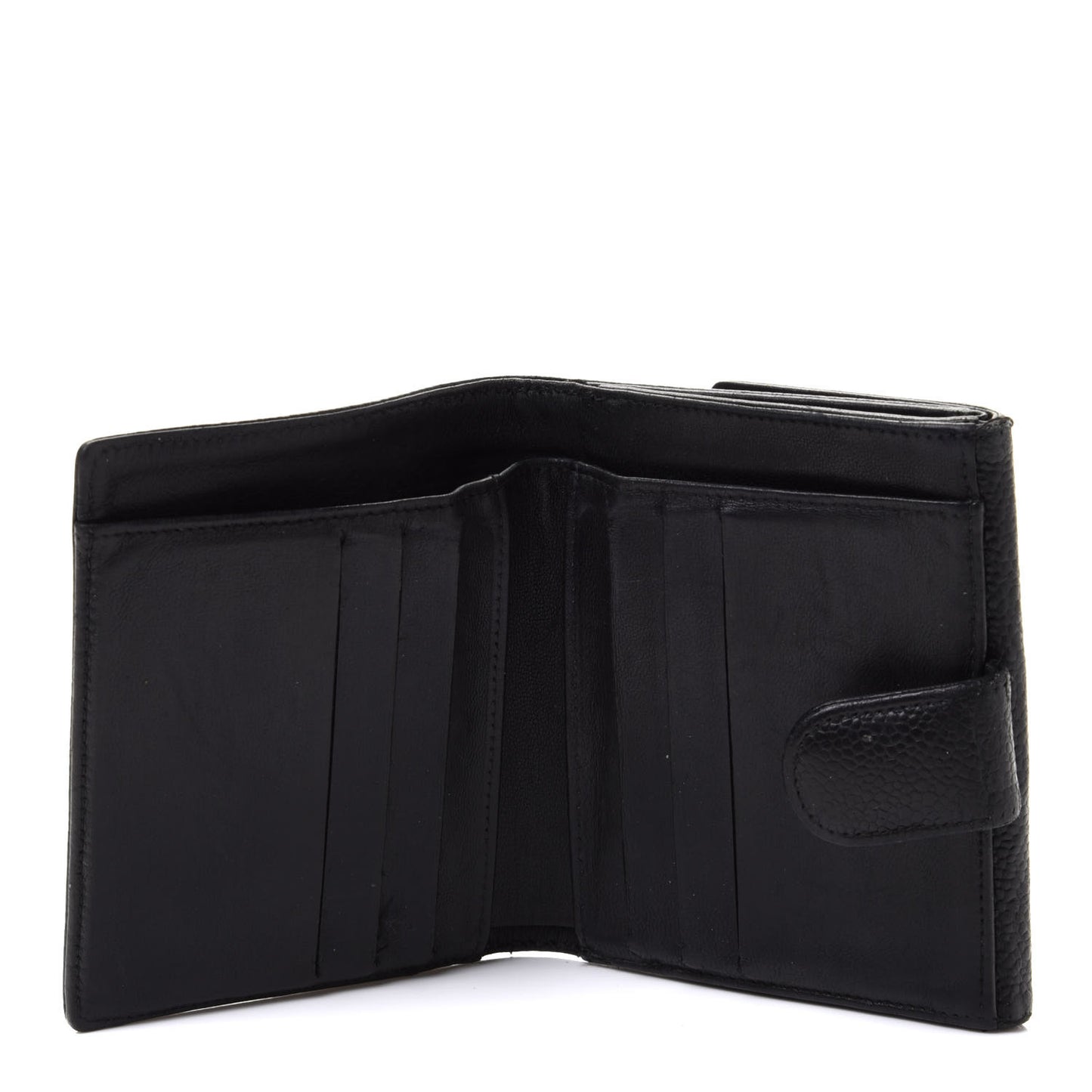 Caviar Timeless CC Flap Wallet Black