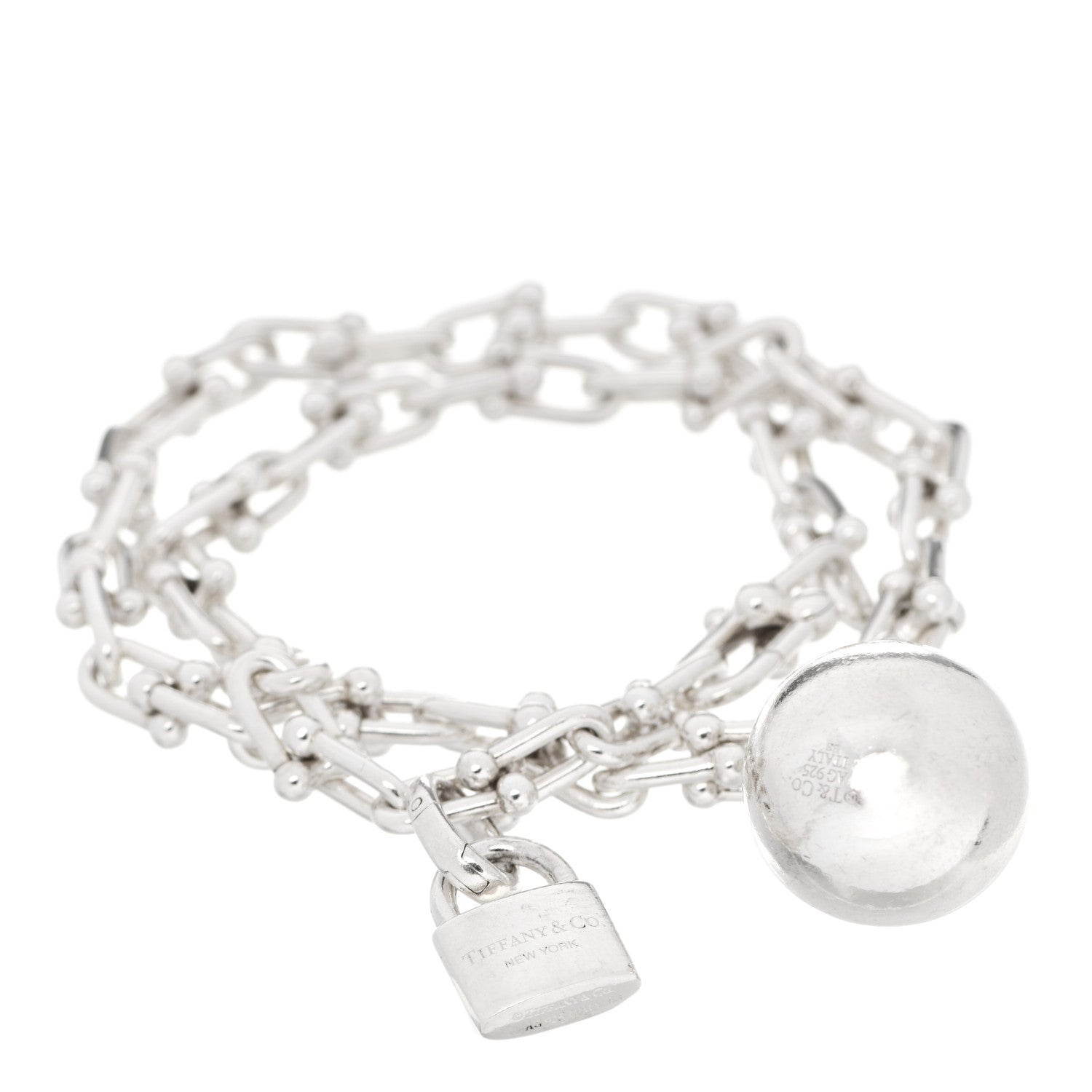 Tiffany Sterling Silver HardWear Wrap Bracelet 1 of 4