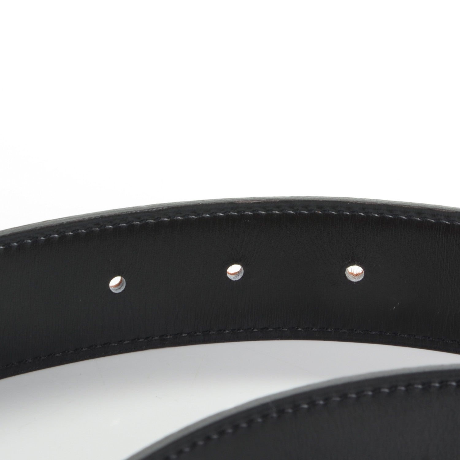 Hermes Box Togo 32mm Belt Strap 90 Black Gold 4 of 6