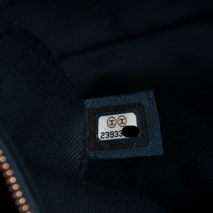 Chanel Caviar Stitched Zip and Carry Fanny Pack Navy Blue 7 of 7