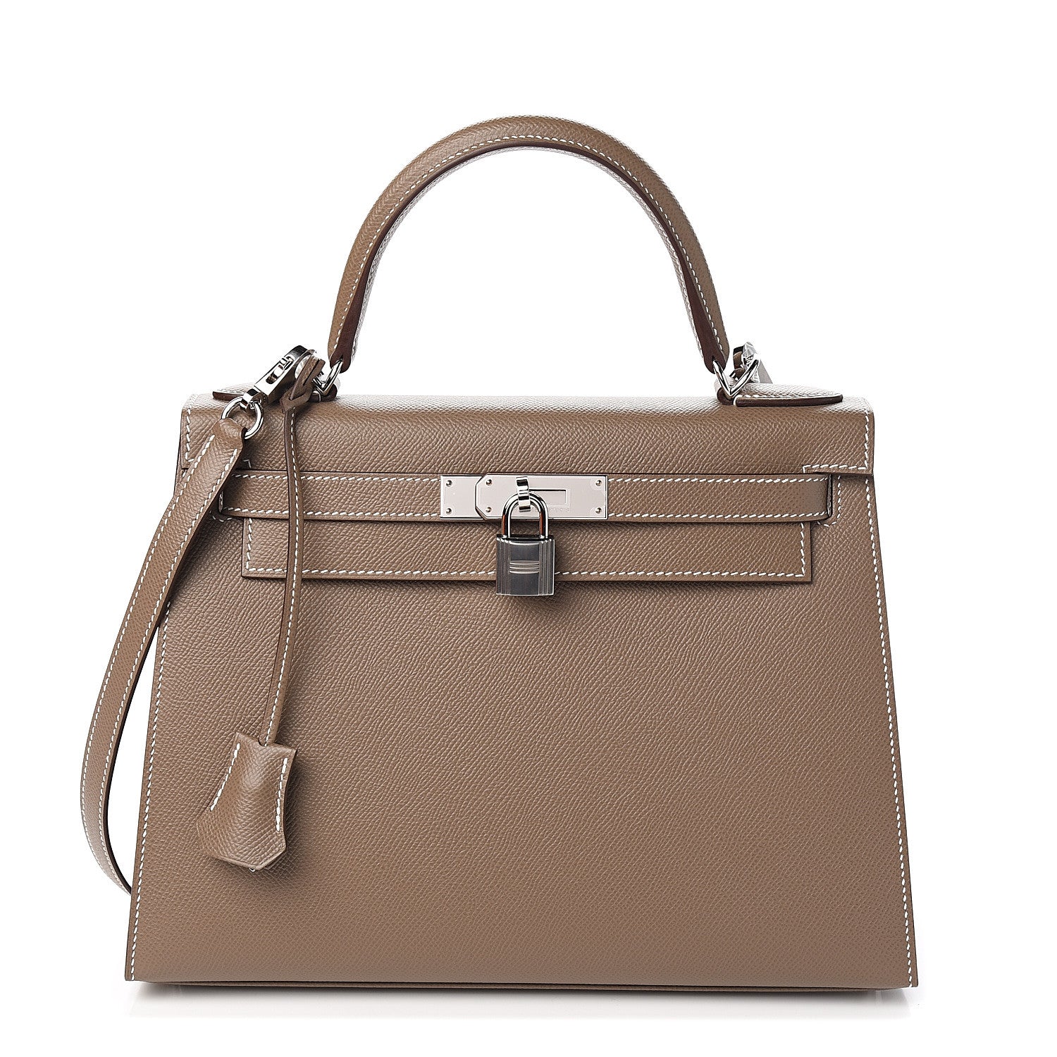 Hermes Epsom Kelly Sellier 28 Etoupe 1 of 10