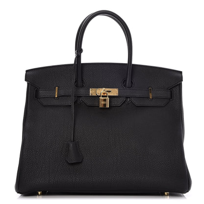 Hermes Togo Birkin 35 Black 1 of 32