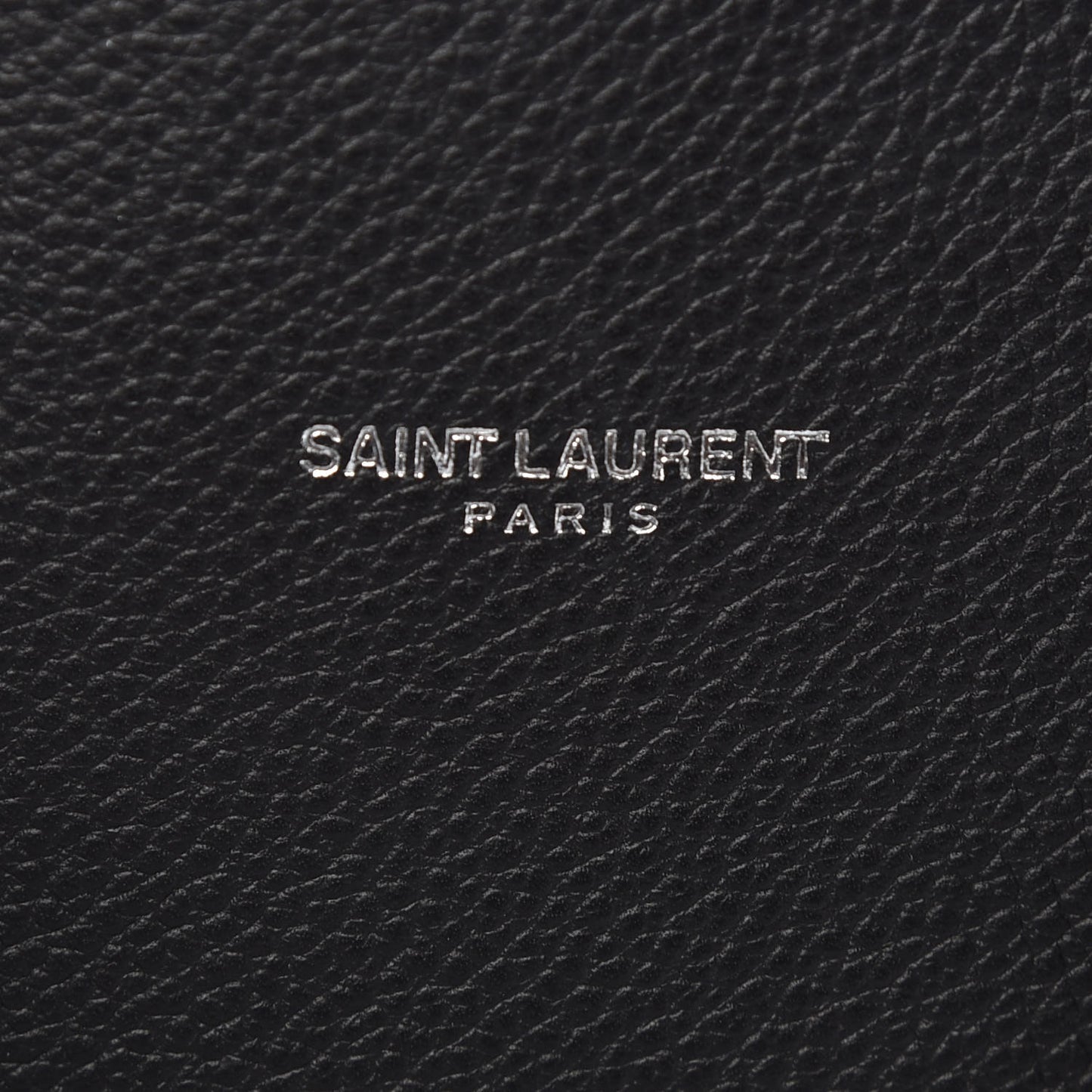 Grained Calfskin Baby Sac De Jour Black