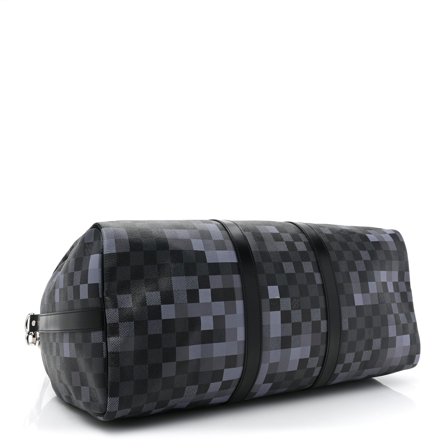 Louis Vuitton Damier Graphite Pixel Keepall Bandouliere 50 Gris 4 of 9